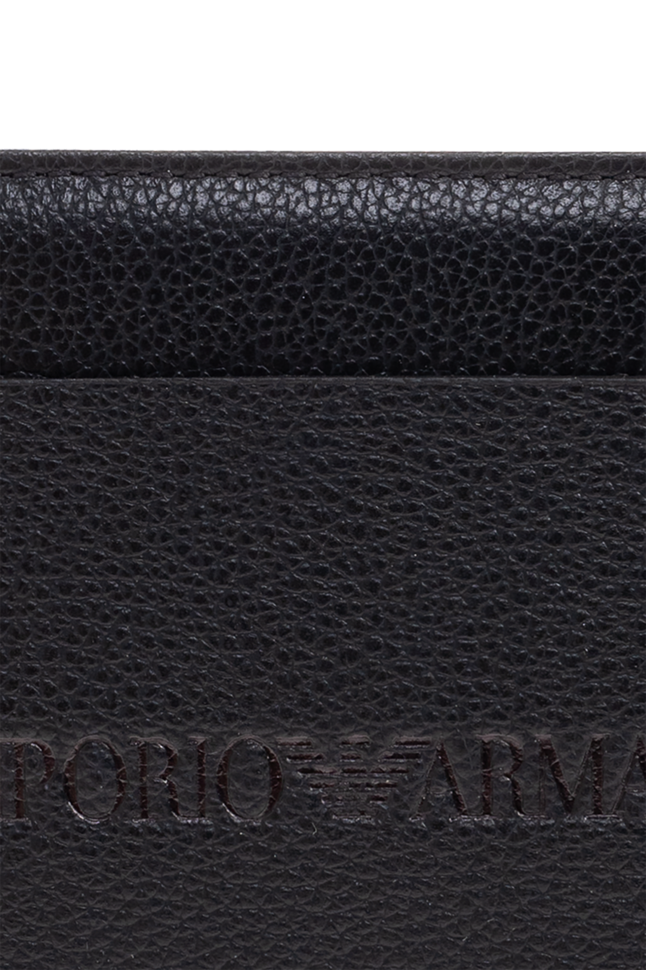 Emporio Armani Leather wallet with logo | Men's Accessories